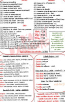 D'aqui D'ailleurs menu