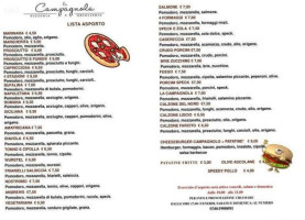 La Campagnola menu