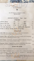 Seagrape Seafood Market menu