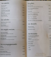 Chez Nulek menu