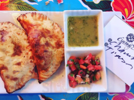 Calavera Empanadas And Tequila food