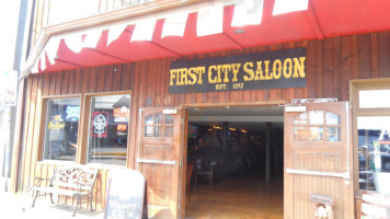 First City Saloon  outside