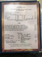 Minute Cafe menu