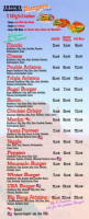 Arizona Diner menu
