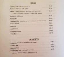 Towpath Tavern menu