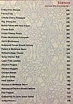 Fionaa Lounge And Restaurant menu