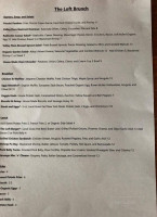 The Loft Restaurant Bar menu