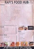 Rafi's Food Hub menu