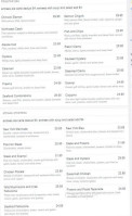 Nor' Wester Seafood menu