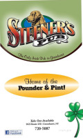 Steener's Pub menu