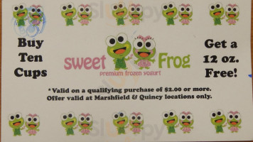 Sweet Frog food