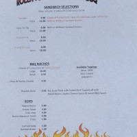 Rolling Thunder Bbq menu