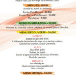 L'ispiens Cardápio