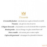 Monarch Cardápio