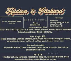 Hudson Packard menu