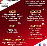 Bagatelle menu