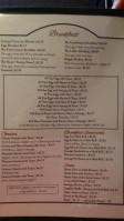 Jackie's Diner menu