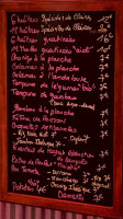 La Cabane Du Pêcheur menu