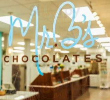 Mr. B's Chocolates inside