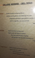 Ghandi menu