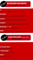 Le Rouge Et Noir menu