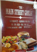 Main Street Grill food