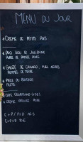 Gili Cafe menu