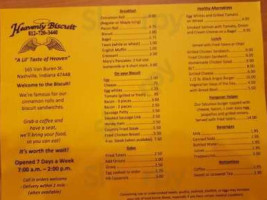 Heavenly Biscuit Inc menu