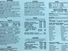 Pizza Garden menu