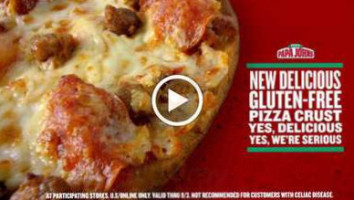 Papa Johns Pizza food