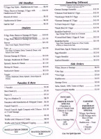 Village Coffee Shoppe menu