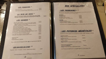 Le Louis XIII menu