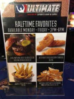 Ultimate Sports Grill food