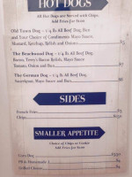 Beachwood Eatery menu