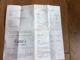 Carter's Steak Seafood menu