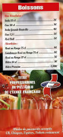 Milana'pizza Magescq menu