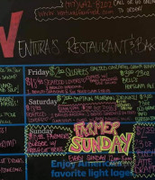 Ventura's Pizza menu