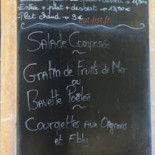 L'escabelle Cardápio