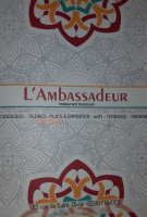 L'ambassadeur menu
