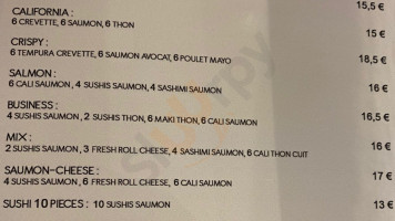 Buny Sushi And Wok menu