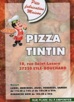 Pizza Tintin menu