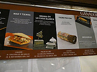 Los Zagales de Abadía menu