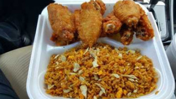 Fried Rice & Wings inside