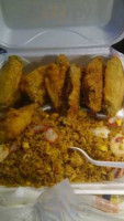 Fried Rice & Wings food