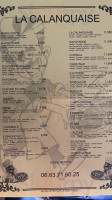 La Calanquaise menu