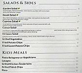 Ischia Ristorante menu