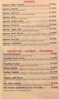New Kathmandu menu