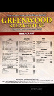 The Meadows Of Greenwood menu