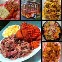 Apple City Bbq food