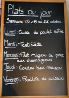 La Maringotte menu